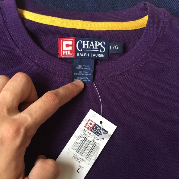 Chaps Ralph Lauren Mens L Long Sleeve Sweater - Picture 2 of 4